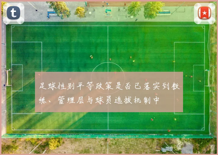 足球性别平等政策是否已落实到教练、管理层与球员选拔机制中
