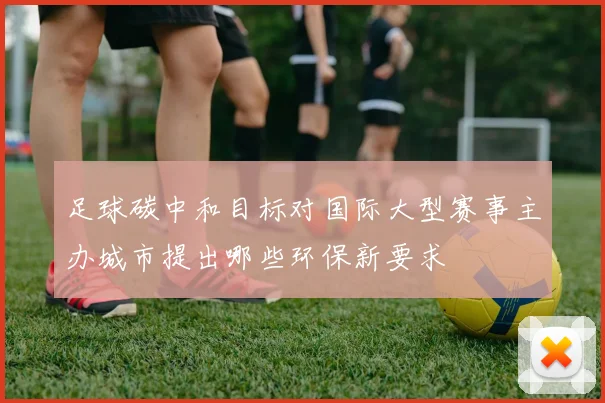 足球碳中和目标对国际大型赛事主办城市提出哪些环保新要求